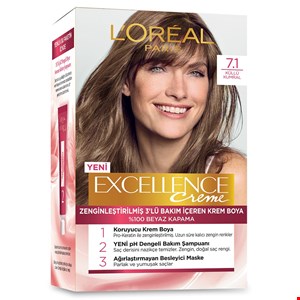 کیت رنگ مو لورآل مدل EXPERIENCE شماره 7.1