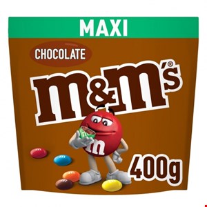 اسمارتیز شکلاتی m&m بسته 400گرمی وارداتی با طعمی بسیار خوشمزه 