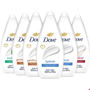 شامپو بدن بدون سولفات داو Dove مدل Fruity Nourish حجم ۷۲۰ میل