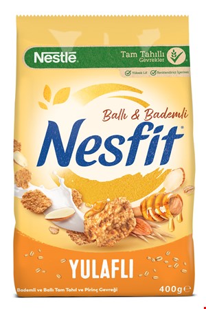 غلات صبحانه قوی نستله طعم بادام عسل  وزن 400گرم Nestle