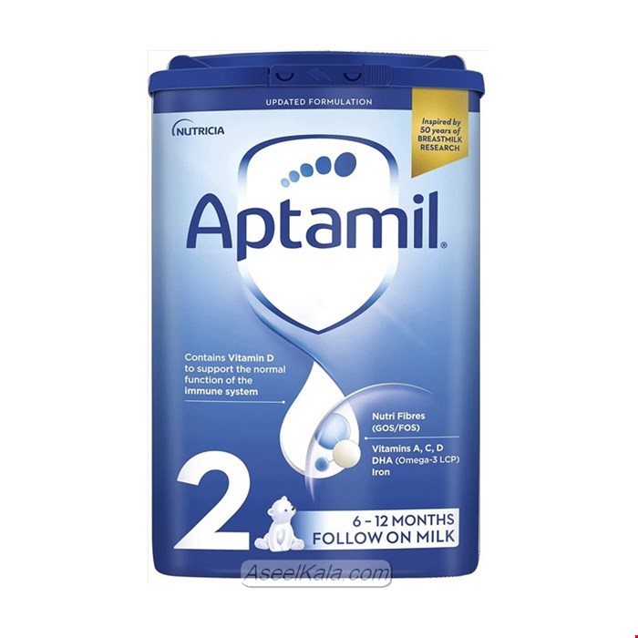 شیرخشک آپتامیل شماره 2محصول کشور ایرلند Aptamil