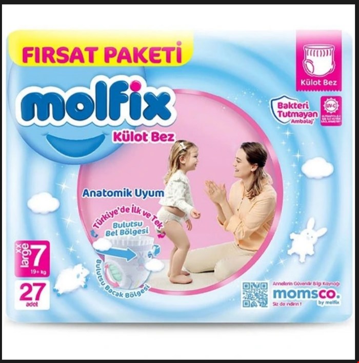 مولفیکس شورتی سایز7molfix بسته 27عددی 