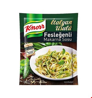 سس ماکارونی با طعم ریحان کنور knorr