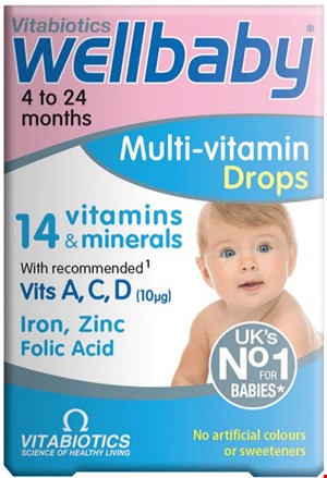 قطره  مولتی ویتامین ول بیبی+6/wellbaby