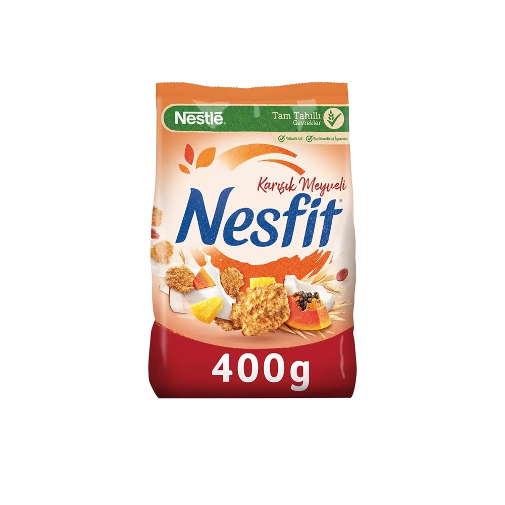 غلات صبحانه قوی نستله طعم انجیر وزن 400گرم Nestle