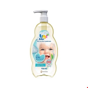 شامپو بدون سولفات سرو بدن کودک یونی بی بی uni baby