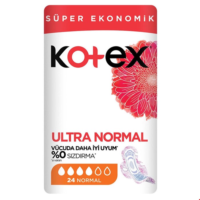 نوار بهداشتی کوتکس بالدار سایز نرمال kotex