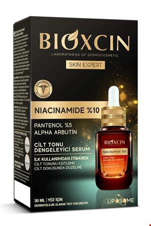 سرم ضد لک صورت بیوکسین حاوی نیاسینامید 10درصد متعادل کننده BIOXCIN
