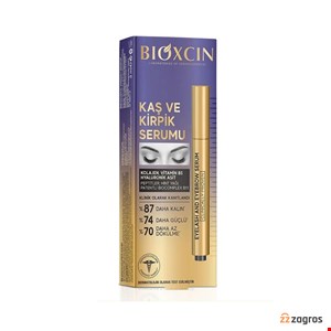 سرم تقویت کننده مژه و ابرو بیوکسین حاوی هیالورونیک Bioxcin