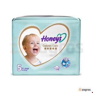 پوشک بچه ها نیز شماره 5بسته 28عددی HONEYS